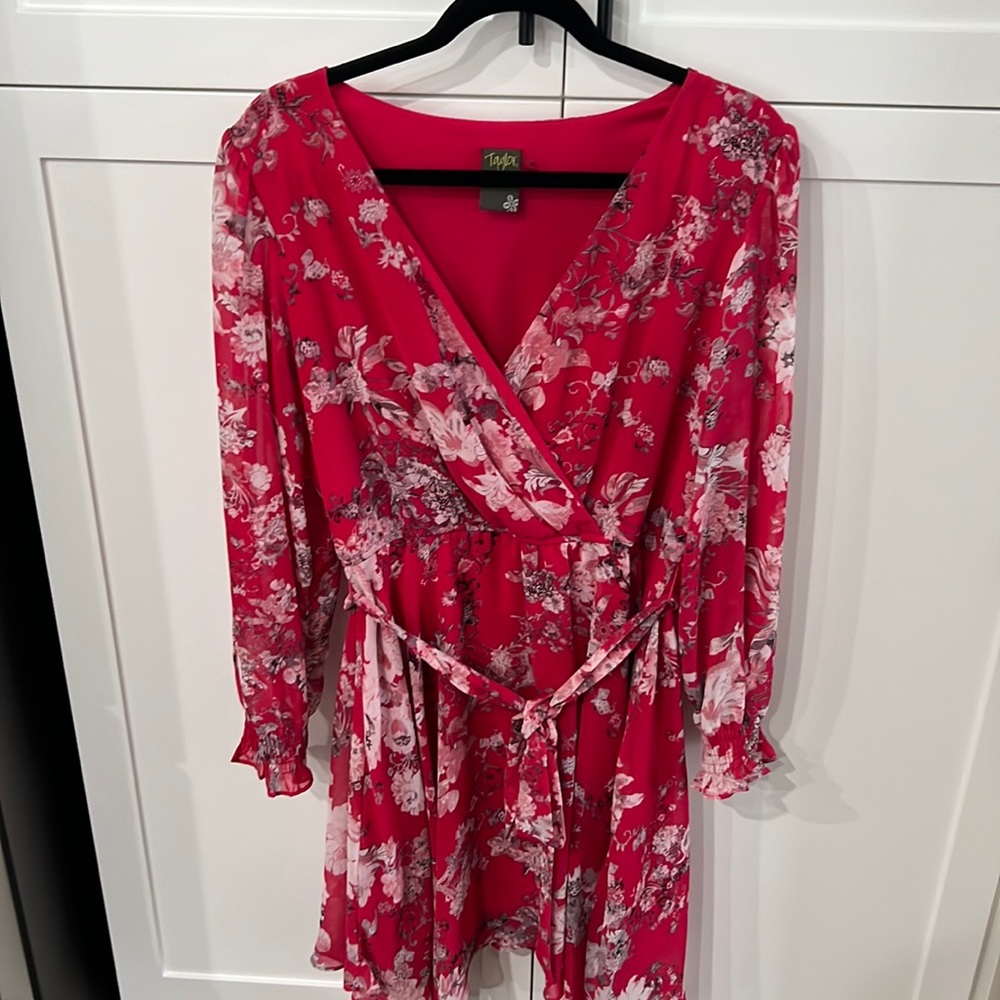 Magenta Pink Taylor Floral dress